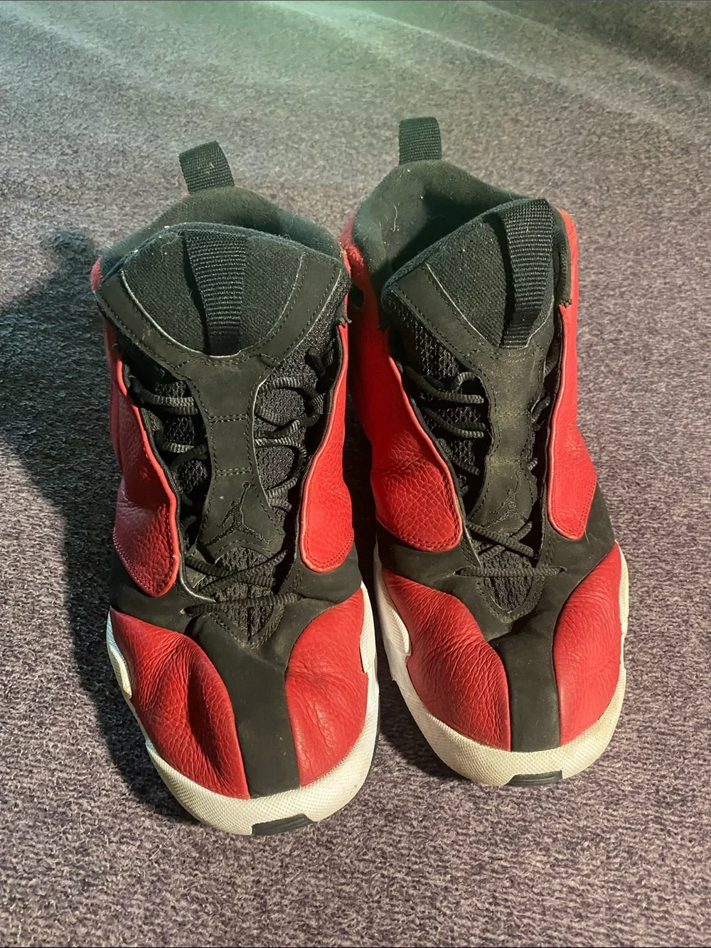 Jordan’s Red and Black Men's High-Top Sneakers/14